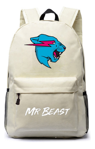 Mochila Con Estampado De Gato Mr Beast Lightning