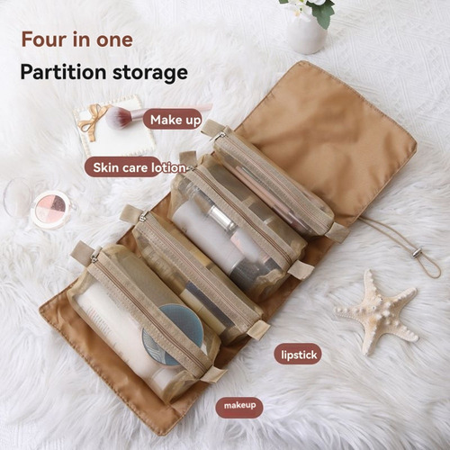 Bolsa De Cosméticos De Viaje X3 Para Mujer, Portátil, Para U