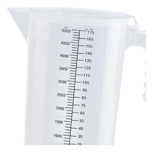 Taza Vaso Medidor Con Escala, Vaso Medidor De Plástico 5l