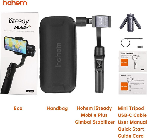 Estabilizador Gimbal Hohem Isteady Mobile 3ejes Tiend Chacao