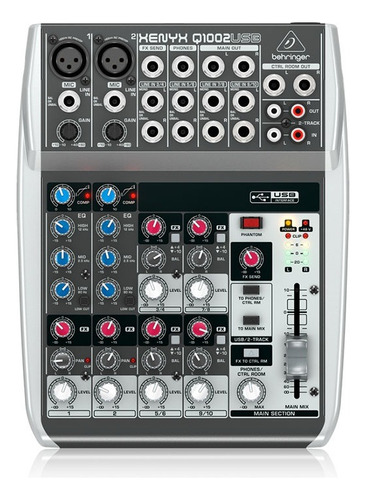 Mezcladora Con Interfaz Behringer Q1002usb + Garantía