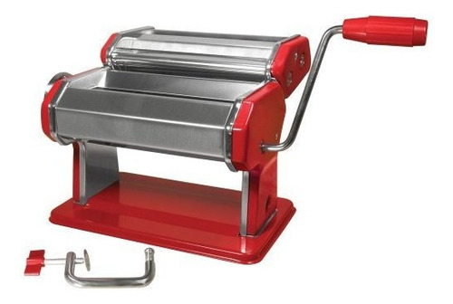 Weston Manual Pasta Machine 6inch Red 010221k Heavy Duty Con