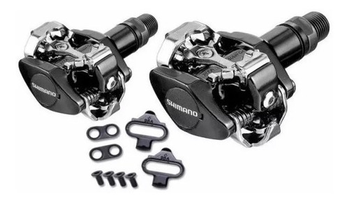 Imagen 2 de 5 de Pedales Automaticos Shimano M505 Mtb C/ Calas R1 Bici Bike