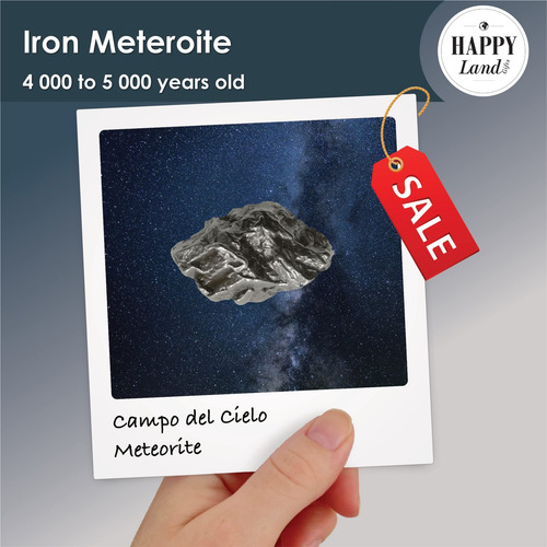 Estrella Fugaz Meteorito De Hierro Happylandgifts 10x3 Cm