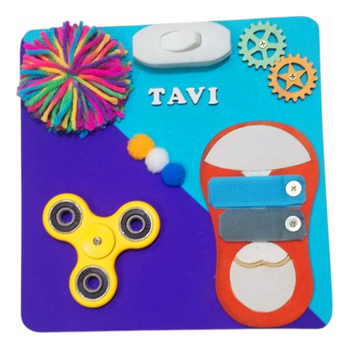Tablero Sensorial Y Didactico Montessori-2 Modelos-