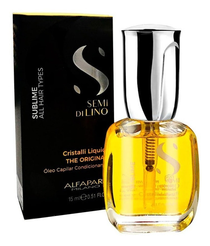 Serum Reparador Puntas Alfaparf Semi Di Lino Cristalli X 15