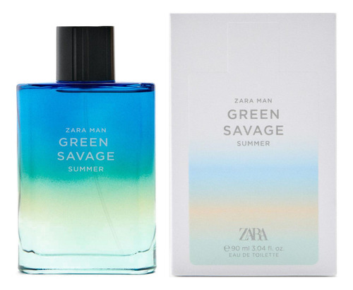 Perfume Zara Green Savage Summer 90ml Edt Hombres
