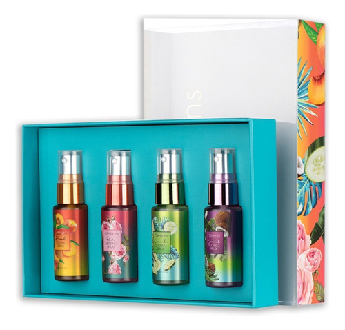 Colección Fijadores Spray Mini Beauty Creations 4 Piezas Tono del primer Variado
