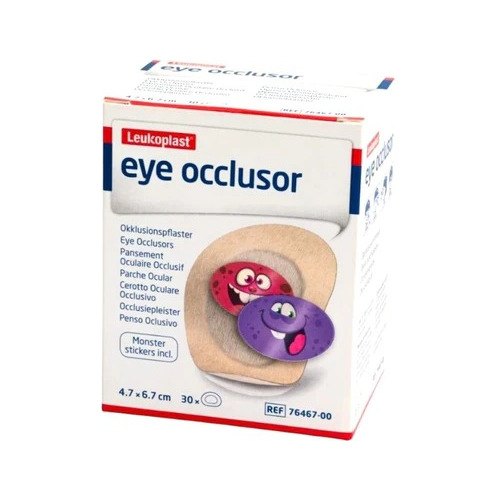 Parche Ocular Leukoplast 30unidades-electromedicina