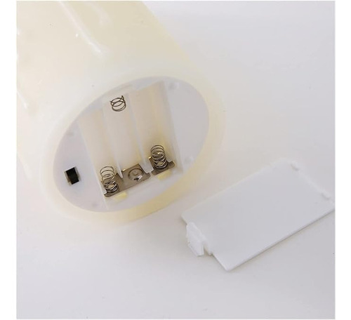 Vela Led Grande Imitación Llama Decoración A Pila 12cm