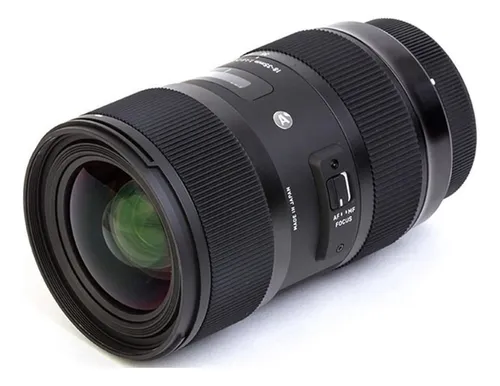 Lente Sigma 18-35 Mm F1.8 Art Dc Hsm Para Canon Con Filtro De 72 Mm