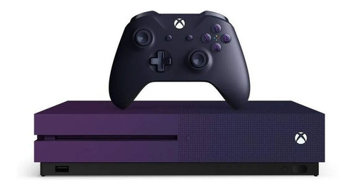 Microsoft Xbox One S 1TB Fortnite  color violeta