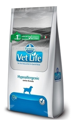 Alimento Vet Life Natural Canine Hypoallergenic para perro adulto todos los tamaños sabor mix en bolsa de 2kg