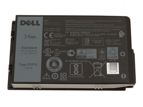Bateria Dell Latitude 7202 7212 Rugged 34wh Type J7htx