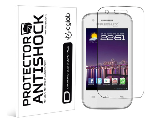 Protector Pantalla Antishock Para Primux Delta