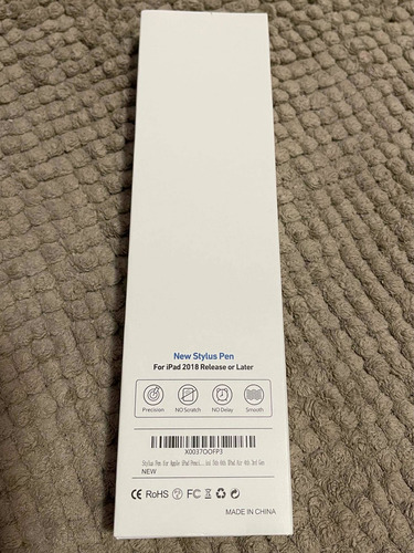 Lápiz Óptico iPad Modelo2018 - Color Blanco