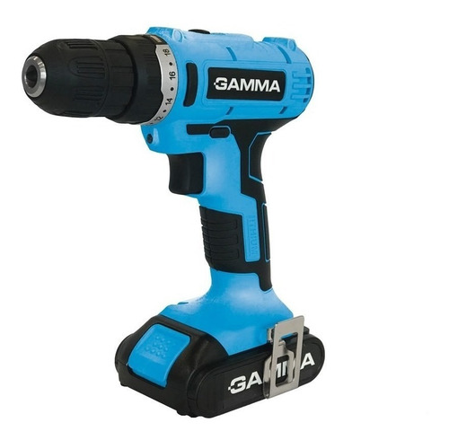 Imagen 3 de 6 de Taladro Atornillador Gamma G12103 21v 2 Baterias Cargador