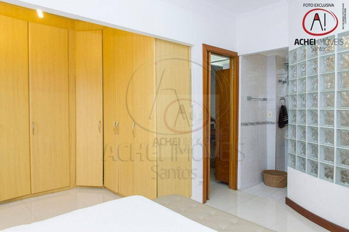 Imagem 20 de 30 de Apartamento Com 2 Dormitórios, 2 Suítes, 3 Banheiros E 1 Vaga Coletiva Suficiente À Venda, 92 M² Por R$ 535.000 - Boqueirão - Santos/sp - Ap10536