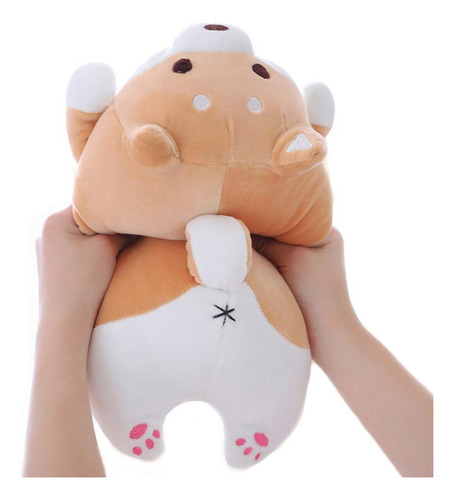 Almohada Abrazable De Peluche Shiba Inu Suave Y Tierna.