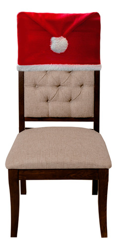 Kit 4 Fundas Gorrito Para Silla+mantel De Mesa Estilo Navidd