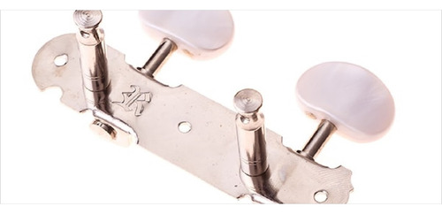 Tarraxa De Cavaquinho Rozini Cromada Pino Fino Botão Claro