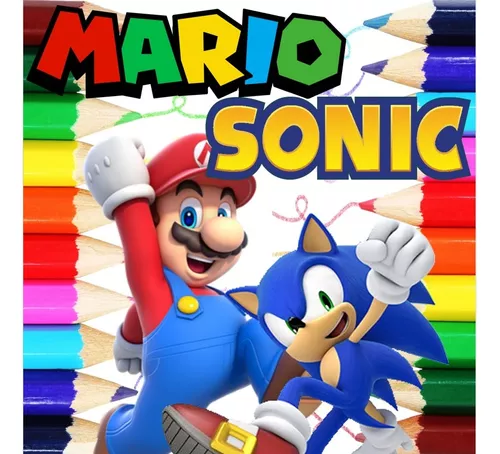 Revista para Colorir - Sonic