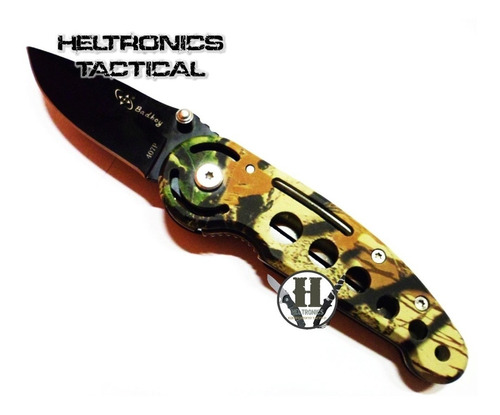 Navaja Tactica Compacta Badboy 407p Camo Real Tree Con Clip