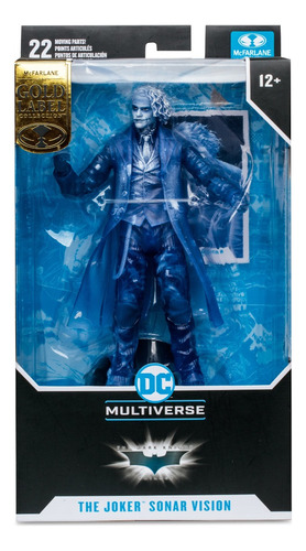 Mcfarlane The Joker Visión Sonar Dark Knigh Tri-gold Label