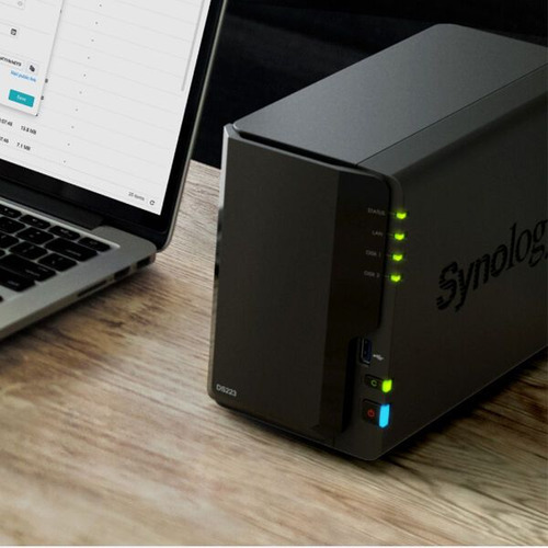 Nas Synology Ds223 Quad Core 1.7 Ghz 2gb Ddr4 Sin Discos