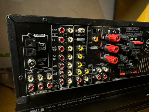 Denon Receiver Avr-65 Stereo Amplificador Entrada Tornamesa (Usado)