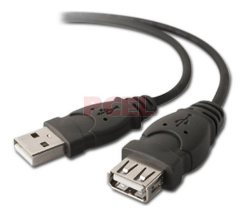 Cable usb Belkin F3U134b06 con entrada USB tipo A-macho salida USB tipo A-hembra