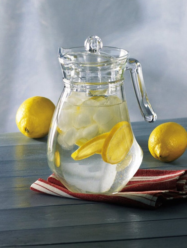 Imagen 6 de 7 de Jarra Vidrio Templado C/ Tapa Luminarc Agua/jugo 1.3l