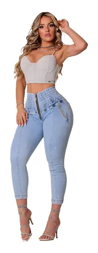Cal a Hero Jeans Cintura Alta MercadoLivre
