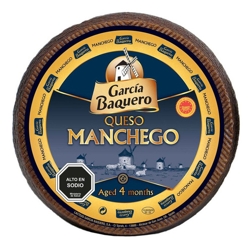 Imagen 1 de 1 de Queso Manchego Semicurado Pieza 3 Kg 1 Pieza