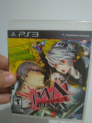 Jogo Ps3 Persona4 Arena P4a Semi-novo Completo Raro Leia ! (Usado)