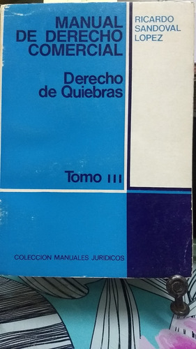 Manual De Derecho Comercial Tomo Iii // Sandoval C-2