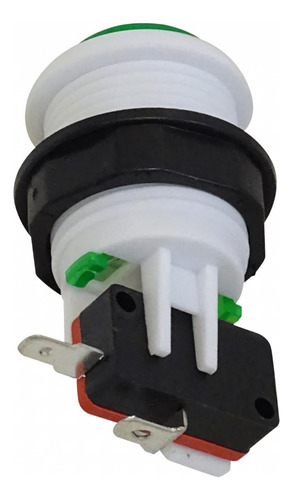 Interruptor Pulsador Arcade Verde Clickbox