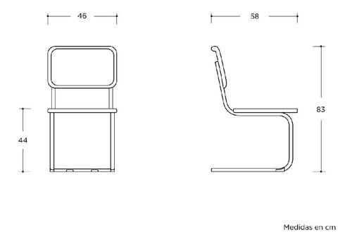 Silla Comedor Gaia Taure Acero Inoxidable Café Claro 1 Unidad