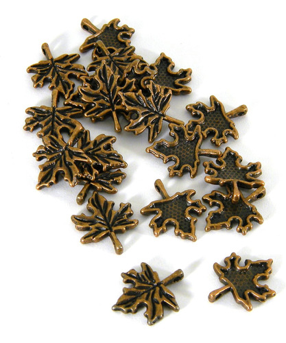 20 Colgantes Antiguos De 17 Mm De Hoja De Arce Otoñal ...