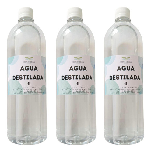 Agua Destilada 3lts. Para Cpap Y Concentrador De Oxígeno