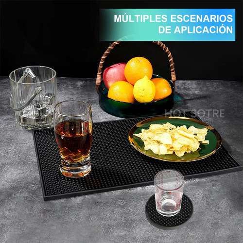 4pz Tapete Para Bar Grande 45 X 30cm Barra Escurridor Barman