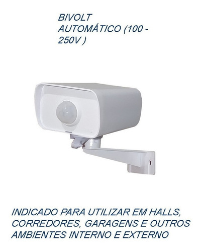 Imagem 4 de 6 de Sensor De Presença E Movimento P/ Luz Lâmpada Externa Bivolt