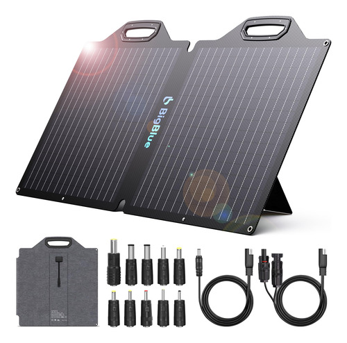 Bigblue Paneles Solares Portatiles Etfe De 100 W Con Soporte