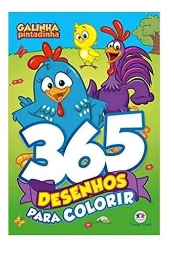 Imagem 1 de 1 de Livro 365 Desenhos Para Colorir Galinha Pintadinha