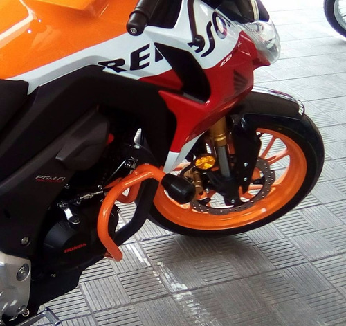 Slider Honda Cb190r! Naranjo! Fabricación Nacional.