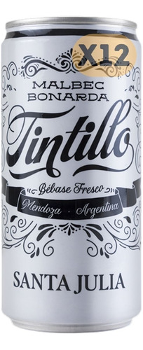 Vino Santa Julia Tintillo Blend Lata 12x269ml