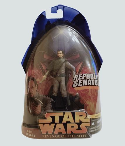 Star Wars Episodio 3 Senador Bail Organa Con Arma Y Base!!!