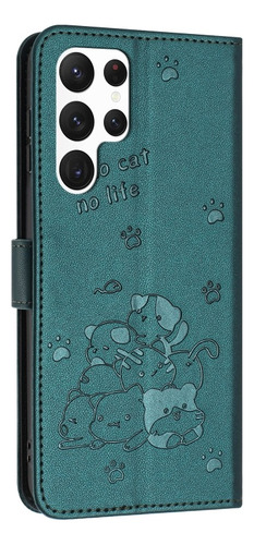 Funda Anticaídas Con Diseño De Gato Para Samsung, Con Cuerda