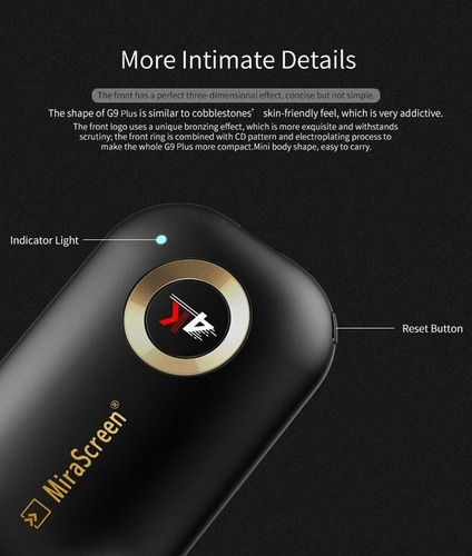 Mirascreen 4k Wireless Display Dongle Para Tv Chromecast