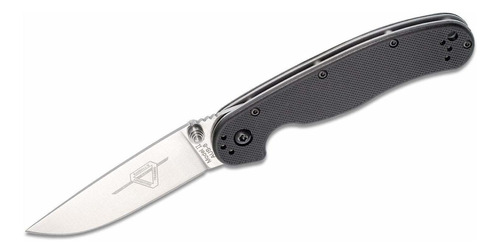 Cuchillo Plegable Ontario Knife Okc Rat Ii Sp De Mango Negro